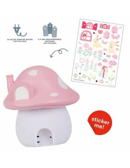 A-Little-Lovely-Company-Luz-de-compañía-Mushroom-house-fairies-pegatinas-8719033869363