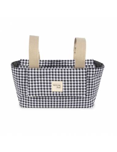 Walking-Mum-Bolso-Organizador-I-Love-Vichy-Negro-Frente