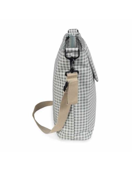 Walking-Mum-Bolsa-Canastilla-I-Love-Vichy-Verde-Lateral
