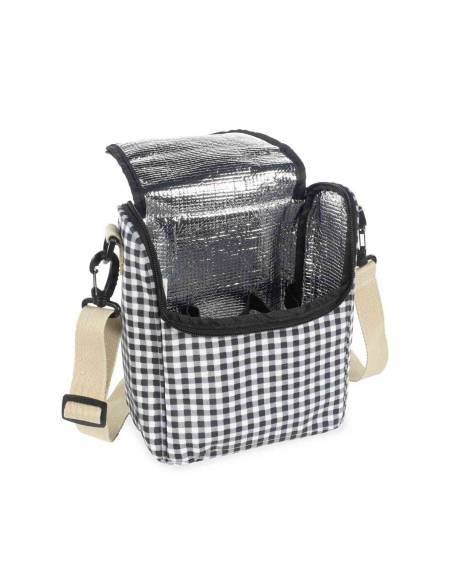 Walking-Mum-Bolsa-Térmica-I-Love-Vichy-Negro-interior