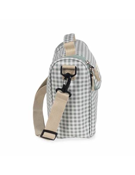 Walking-Mum-Bolsa-Térmica-I-Love-Vichy-Verde-lateral