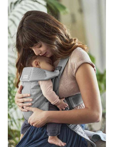 Babybjörn-Mochila-Portabebé-Mini-Malla-3D-Gris-7317680210180