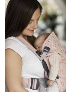 Babybjörn-Mochila-Portabebé-Mini-Malla-3D-Rosa-perla-7317680210012 2