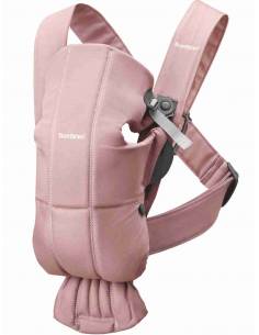 Babybjörn-Mochila-Portabebé-Mini-Algodón-Rosa-palo-7317680210142