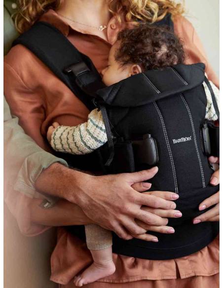 Babybjörn-Mochila-Portabebés-One-Mezcla-algodón-Negro-7317680980236