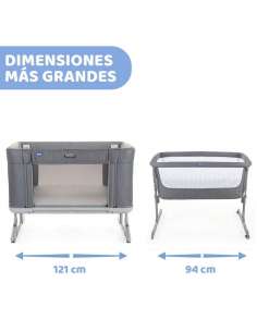 Chicco-Cuna-Next2Me-Forever-120x60-Moon-Grey-8058664140510 2