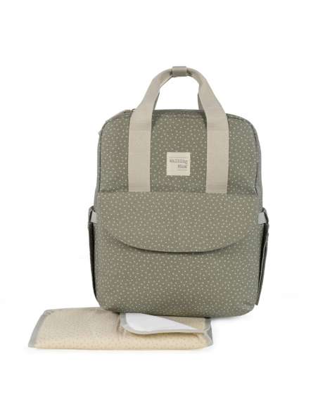 Mochila-Poppy-Topito-Musgo-Frente