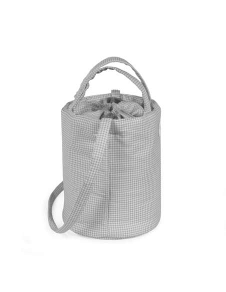 Bolsa-Bucket-Little-Bloom-Vichy-Gris-Lateral