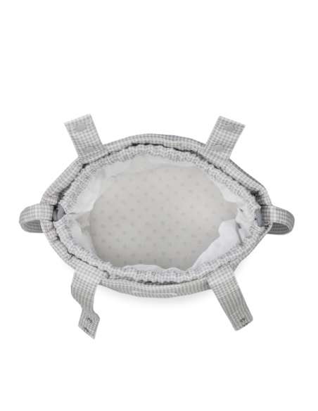 Bolsa-Bucket-Little-Bloom-Vichy-Gris-Interior