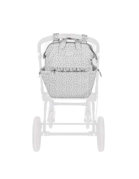 Mochila-Little-Bloom-Flor-Gris-Colocada