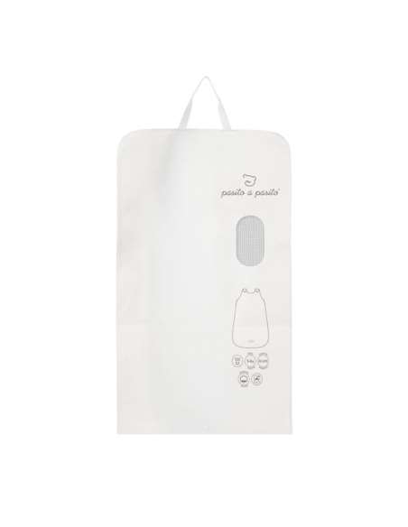 Saco-Dormir-Verano-Little-Bloom-Vichy-Gris-Presentación