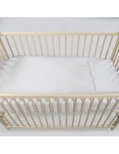 Edredón-+-Sábana-Bajera-+-Almohada-Cuna-120x60-cm-Little-Bloom-Vichy-Gris-1120900647