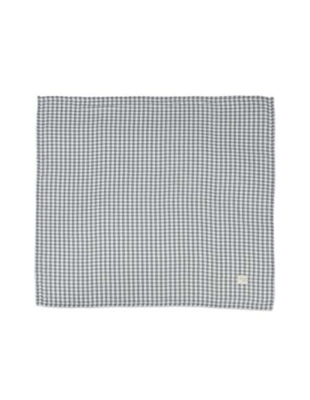 Funda-Colchón-Cuco-+-Muselina-Praliné-Vichy-Matcha-Frontal