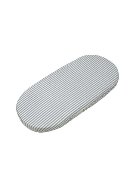 Funda-Colchón-Cuco-+-Muselina-Praliné-Vichy-Matcha-Funda-Colchón