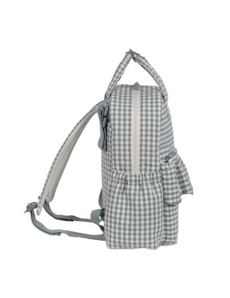 Mochila-Praliné-Vichy-Matcha-Lateral