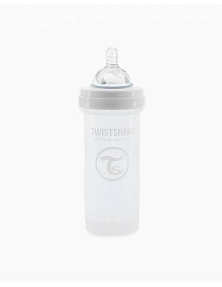 Twistshake-Biberón-Anticólicos-260-Ml-Detalle-Tetina-Blanco