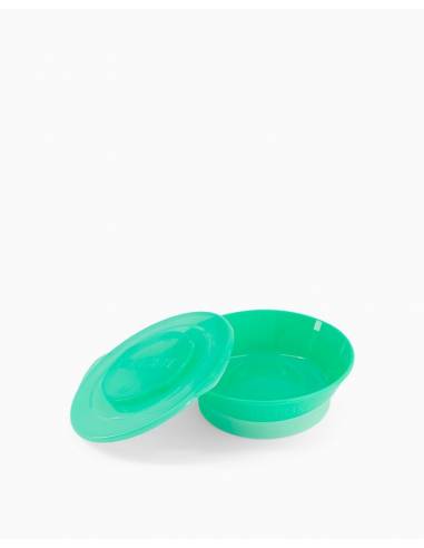 Twistshake-Plato-Hondo-Para-Niños-Verde