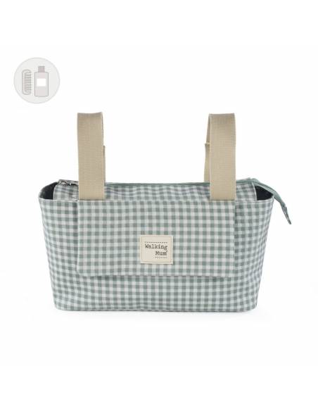 Walking-Mum-Bolso-Organizador-I-Love-Vichy-Verde-Frente