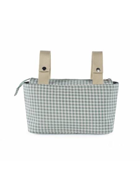 Walking-Mum-Bolso-Organizador-I-Love-Vichy-Verde-Trasera