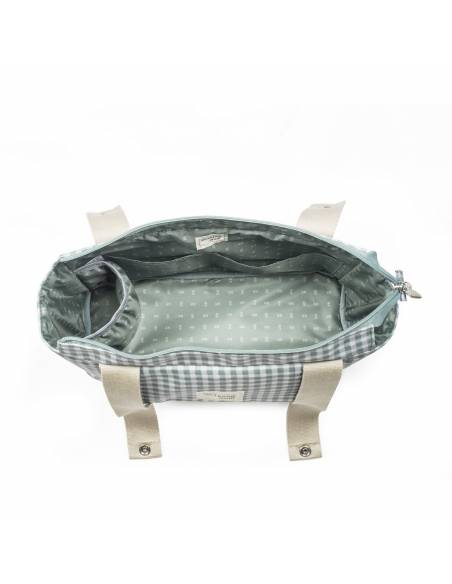 Walking-Mum-Bolso-Organizador-I-Love-Vichy-Verde-Interior