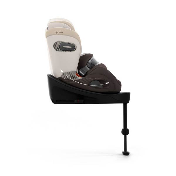 Imagen del CYBEX Platinum Anoris Si Airbag Toddler Car Seat que destaca la característica Espacio infinito para las piernas, libertad de movimiento.